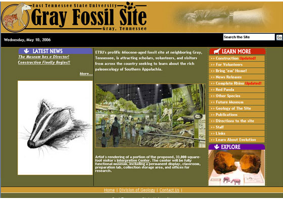 ETSU Gray Fossil Site (2004 - 2008 [2006])