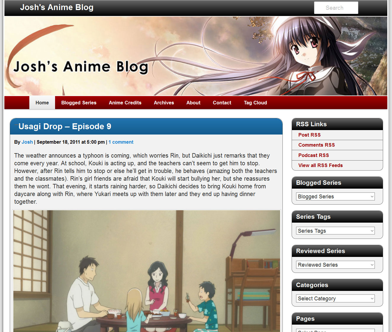 Josh's Anime Blog (2011 - 2012)