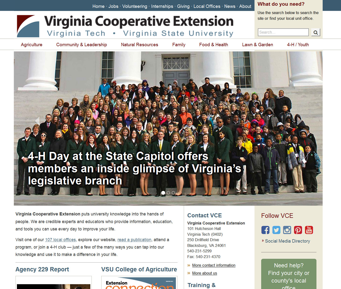 Virginia Cooperative Extension Website (2013 - Current [2017])